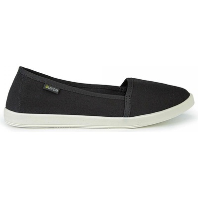 Oldcom Dámske espadrilky ESPADRILKY CANVAS čierna biela