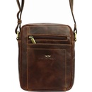 Peterson pánské crossbody PTN TB-117-COM koňaková