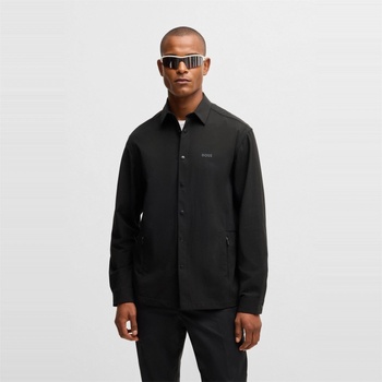 Image 1 of Boss Men's B Basin Tech Technical Overshirt - Black 001