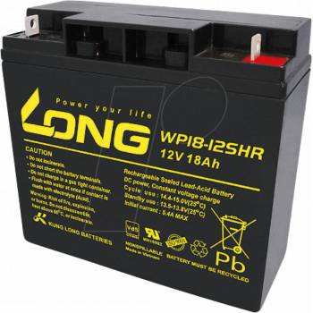 Long Aкумулаторна батерия Long WP18-12SHR F3, 12V 18Ah, AGM, . 181x76x167 мм (WP18-12SHR)