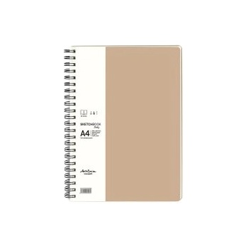 Image 1 of Drasca Скечбук със спирала Daily А4 80г 80л крафт