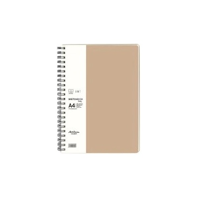 Drasca Скечбук със спирала Daily А4 80г 80л крафт