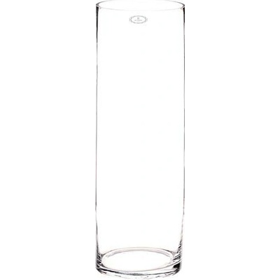 Váza skleněná - tvar válec, výška 50 cm, čirá Autronic (SKK1009-XL) – Zboží Dáma