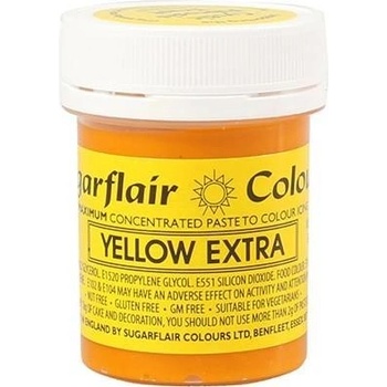 Sugarflair Gelová barva Extra sytá žlutá 42 g