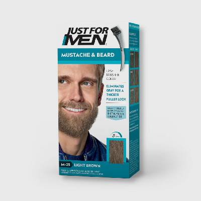 Just For Men Hair Mustache And Beard M-25 LIGHT BROWN světle hnědá
