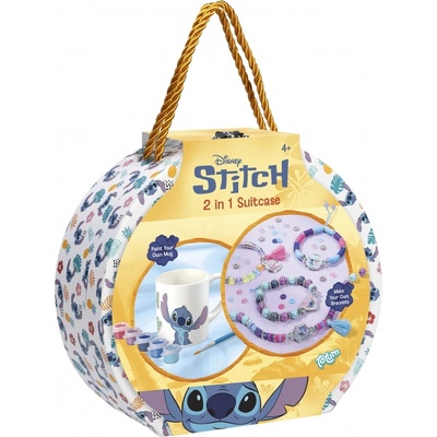 Totum Творчески комплект 2 в 1 Totum - Stitch, Направи си сам, с куфарче (T700506)