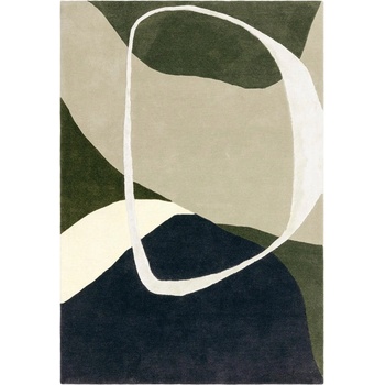 Asiatic Carpets Зелен ръчно изработен вълнен килим 160x230 cm Matrix - Asiatic Carpets (MATR1602300103)