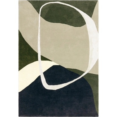 Asiatic Carpets Зелен ръчно изработен вълнен килим 160x230 cm Matrix - Asiatic Carpets (MATR1602300103)