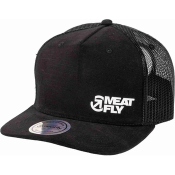 Meatfly шапка с козирка Shaun Trucker Black / White Decent Revital | Черна | Размер Meatfly | Cheren | МЪЖЕ | ONE SIZE