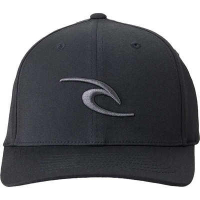 Rip Curl Мъжка шапка с козирка Rip curl Tepan 2.0 Flexfit Cap - Black - размер One Size (904-5804-0111)