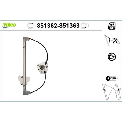 Zvedací zařízení oken VALEO 851363