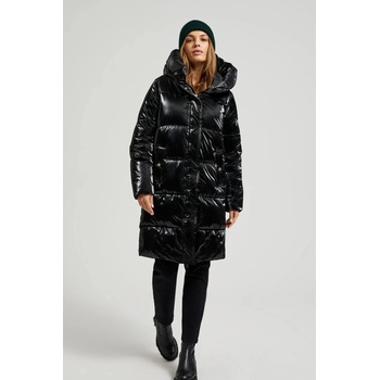 Moodo Дълго яке с качулка черно Moodo Moodo | Cheren | ЖЕНИ | XS