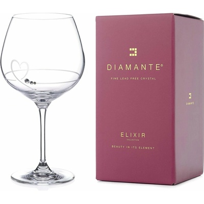Diamante poháre na Gin Petit Heart so Swarovski kryštálmi 610 ml