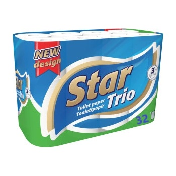 Ooops Star Trio 3-vrstvý 32 ks