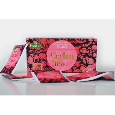 Stassen Černý čaj Stassen Peach Black Black Tea 25 x 1,5 g