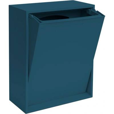 ReCollector Синьо кошче за боклук за рециклиране/стенно от рециклирана пластмаса Recycling Box - ReCollector (SORT11BL)
