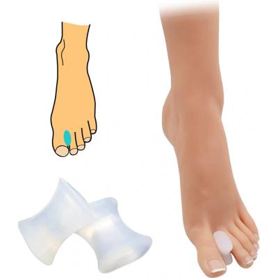 Hallux valgus korektor HealMed priehľadný, veľká 2 ks