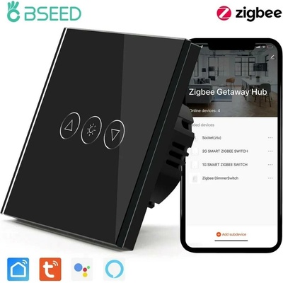 BSEED chytrý stmívač osvětlení se ZigBee Černá