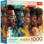 Trefl Пъзел Trefl от 1000 части - Лица в мъглата (1323008)