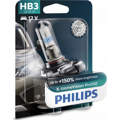 Philips X-tremeVision Pro150 HB3 12V 60W P20d