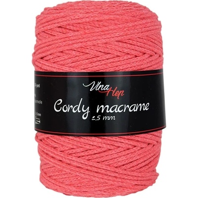 Vlna Hep Cordy macrame 2,5 mm - 8006 korálová