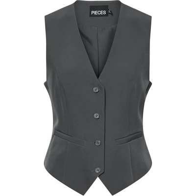 PIECES Елек Pieces Bossy waistcoat - Grey (Magnet)