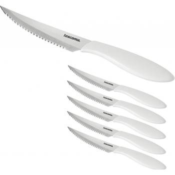 Tescoma Nôž steakový PRESTO 12 cm 6 ks biela