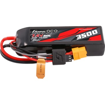 Gens ace tattu Батерия 2 клетки Gens ace G-Tech 3500mAh 2S1P 7.4V 60C Lipo Battery with XT60 plug GEA352S60X6GT (GEA352S60X6GT)