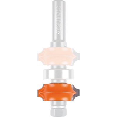 CMT Orange Tools C822 Talířová fréza zaoblovací oboustranná R3+R2 spodní pro C900622, Z2 - D34x8,7 F12
