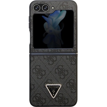 Image 1 of GUESS Гръб Guess 4G PU Leather Triangle Case за Samsung Galaxy Z Flip 5 Black