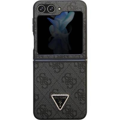 GUESS Гръб Guess 4G PU Leather Triangle Case за Samsung Galaxy Z Flip 5 Black