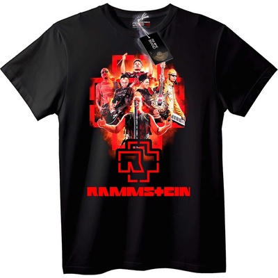 NOONEBRAND Тениска Rammstein Лого на групата - 6XL, White