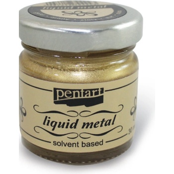 Pentart tekutý kov 30 ml rôzne farby