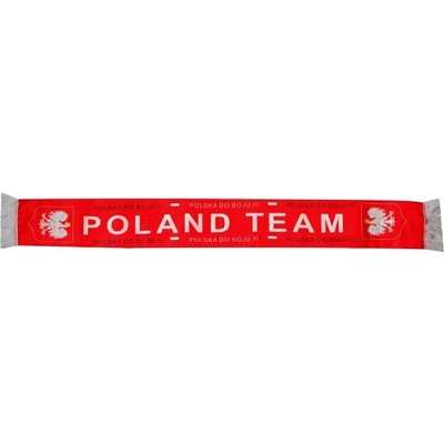 SPORTTEAM Subli Poľsko 1 červeno-biela fanúšikovská šála