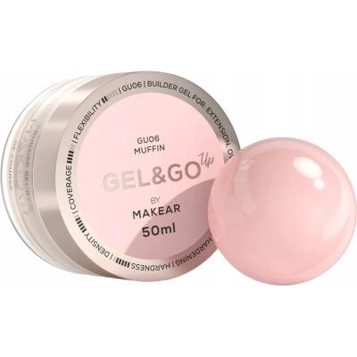Makear gel Go Up Builder gel GU06 muffin 50ml