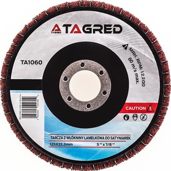 Tagred Brusný leštící kotouč netkaný 125 x 22,2 mm TA1060