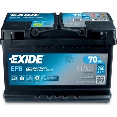 Exide Start-Stop EFB 12V 70Ah 760A EL700