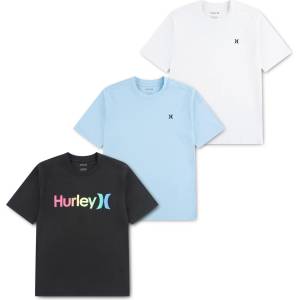 Hurley Тениска Hurley Kids Core Logo Cotton T-Shirts 3 Pack - Black W/ Multi