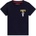 GUESS Тъмносиня тениска за мини момче с жълт надпис Guess и малко мече