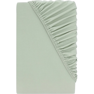 Livarno Žerzejové napínací prostěradlo zelená 180-200x200