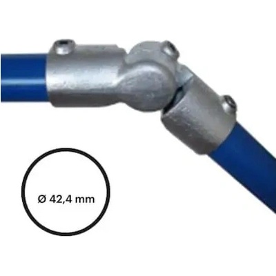 Konstrukční fitinka, spojka ocelových trubek pr. 42,4 mm – kloubová spojka 166-C42