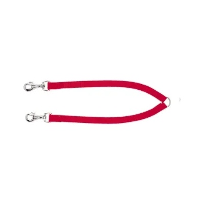 Ferplast Тwin - Повод за две кучета , 20 мм/ 50 см. - червен
