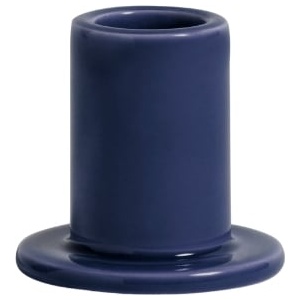 Hay Tube S Свещник за класическа свещ, тъмносин, керамичен (AB540-A601-AF33)