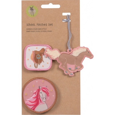 Patches Set LÄSSIG Horse Pink 3 ks 1205007077