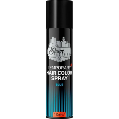 THE SHAVE FACTORY Temporary Hair Color Spray Blue 150 ml