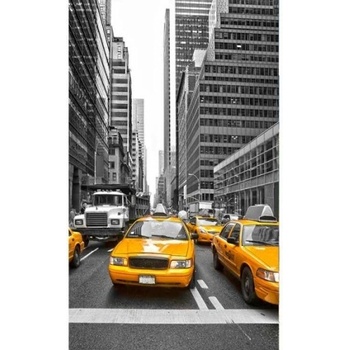 DIMEX ART s. r. o Флизелинов фототапет такси в града 150 x 250 см