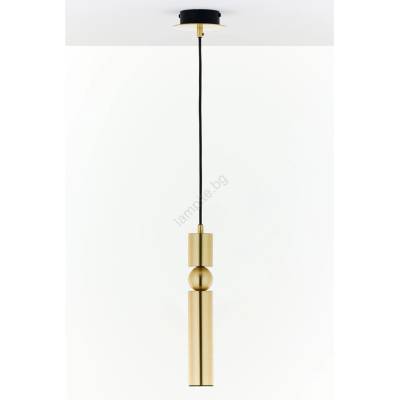 JUPITER 2009 - Пендел ALAS 1xGU10/10W/230V златист (10702009)