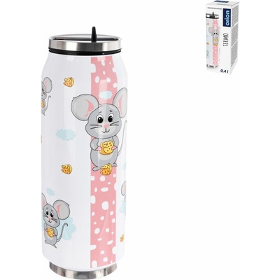 Orion termoska plechovka 400 ml Myška
