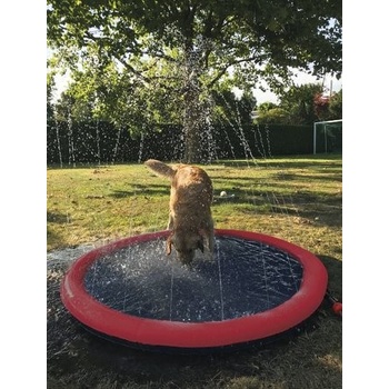 Nobby Splash Pool striekajúci bazénik červený M 100 cm