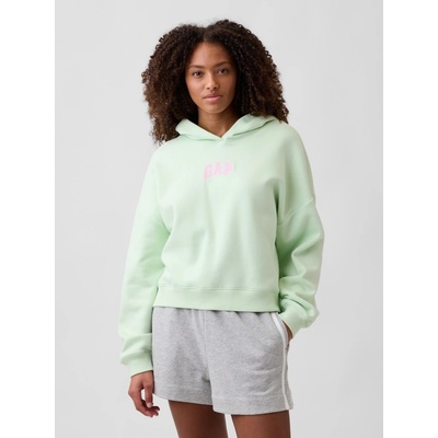 GAP Crop mikina s logom zelená